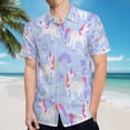 thumbnail image 5 of High Quality Hawaiian Shirts for Men Short Sleeve Aloha Beach Shirt Floral Summer Casual Button Down Shirts Blouses XTCO2S, 5 of 7
