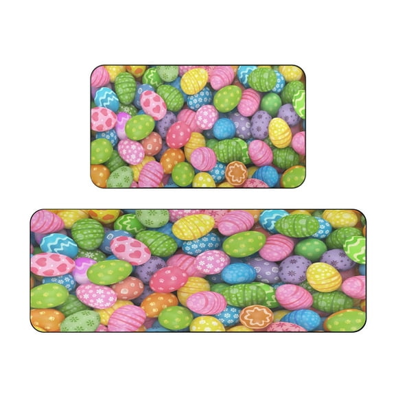 Tuitoonm 2025 New Easter Carpet Painted Kitchen Carpet Entrance Door Mat Festival Decorative Carpet Gifts