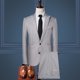 thumbnail image 1 of 2 Piezas Conjunto De Los Hombres Traje blazer Abrigo formal Pantalones De Negocios De La Boda Coreana Oficina Estudiante Chamarra Esmoquin sjc12pangjing, 1 of 4