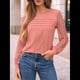 thumbnail image 4 of Camisas de Larga para Mujer, Blusas Elegantes e Informales de Encaje, Conjuntos de Otoño 2025, Camisetas y Ropa de Trabajo. Rosa XXL, 4 of 8