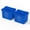 2, variant on WYDK 14 Gallon Rectangular Blue Recycling Bin | Inside Outside Curbside | Stackable Box for Paper Plastic