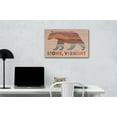 thumbnail image 2 of Stowe, Vermont, Bear, Wander More Collection Birch Wood Wall Sign (12x18 Rustic Home Decor, Ready to Hang Art), 2 of 4