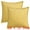 Yellow, variant on Unique Bargains 2Pcs Decorative Throw Pillow Covers for Couch Bed Grey 12" x 20"