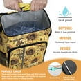 thumbnail image 2 of Travel Cooler Bag - Sunflower Camping Beer Cooler Backpack with Bottle Opener- Waterproof Insulated Picnic Backpacks - Cooler Bag for Beach, 2 of 6