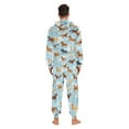 thumbnail image 7 of joogoo Running Horse Blue Unisex Adults Onesies Pajamas Jumpsuits L, 7 of 7