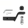 3 Inch Drop Tow Bar W/50 MM 2 Inch Ball Cover Mount Tongue Hitch