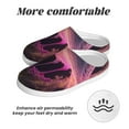 thumbnail image 6 of Wukai Bird 1 Print Women's Indoor Bedroom Slipper Slip On Shoes, Unisex House Shoes with Anti-Skid Sole for Men, Gift for Women Men-35/36, 6 of 7