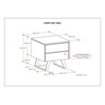 thumbnail image 2 of Simpli Home Lowry Table-Style:2 Drawers, 2 of 2