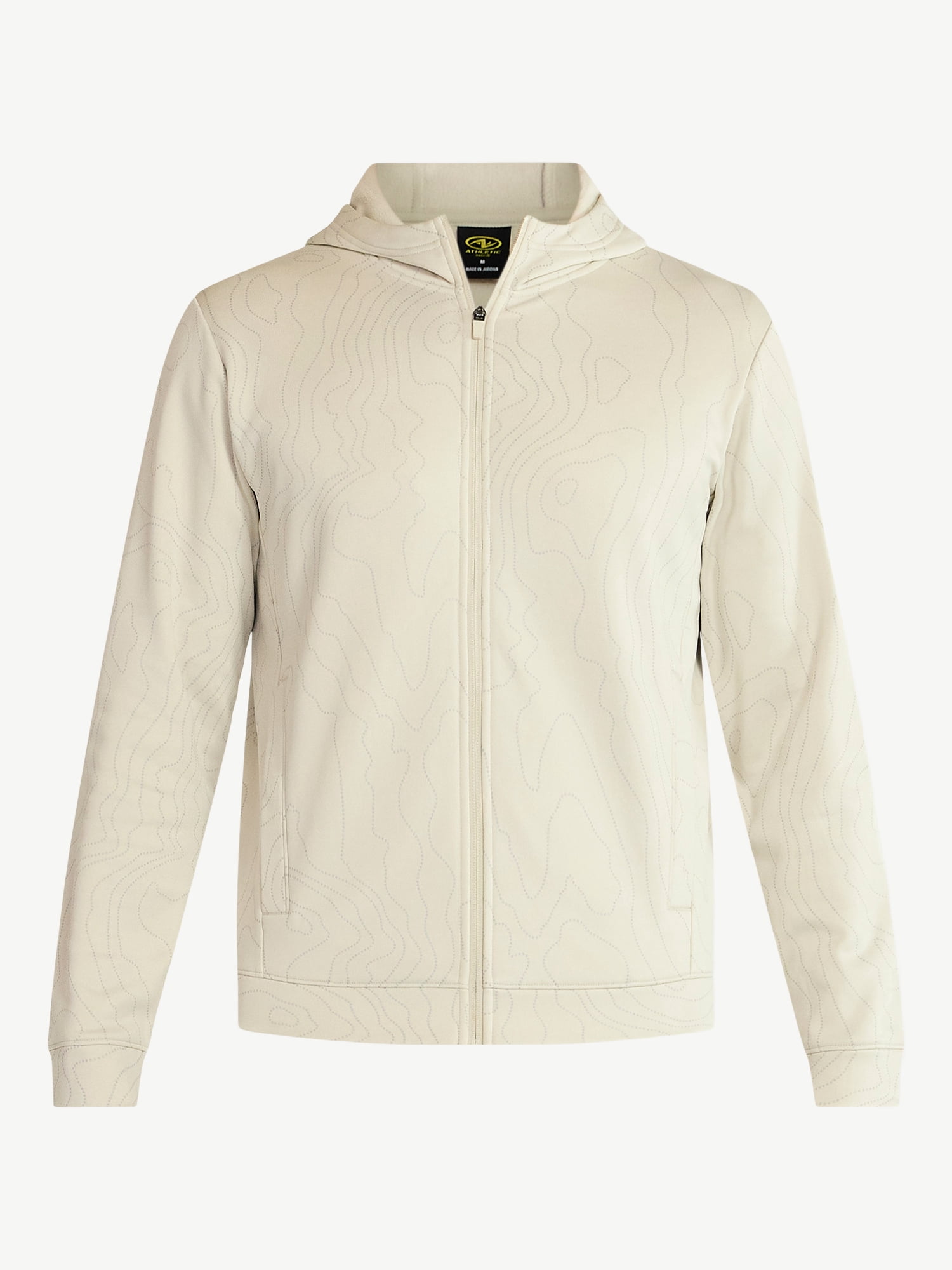 Athletic Works Men's and Big Men's Reflective Hoodie, Sizes S-3XL