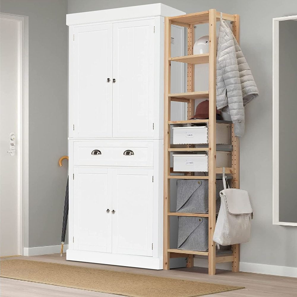 "TaliaPosy Second Generation 72鈥?Freestanding Wardrobe Armoire, Wood