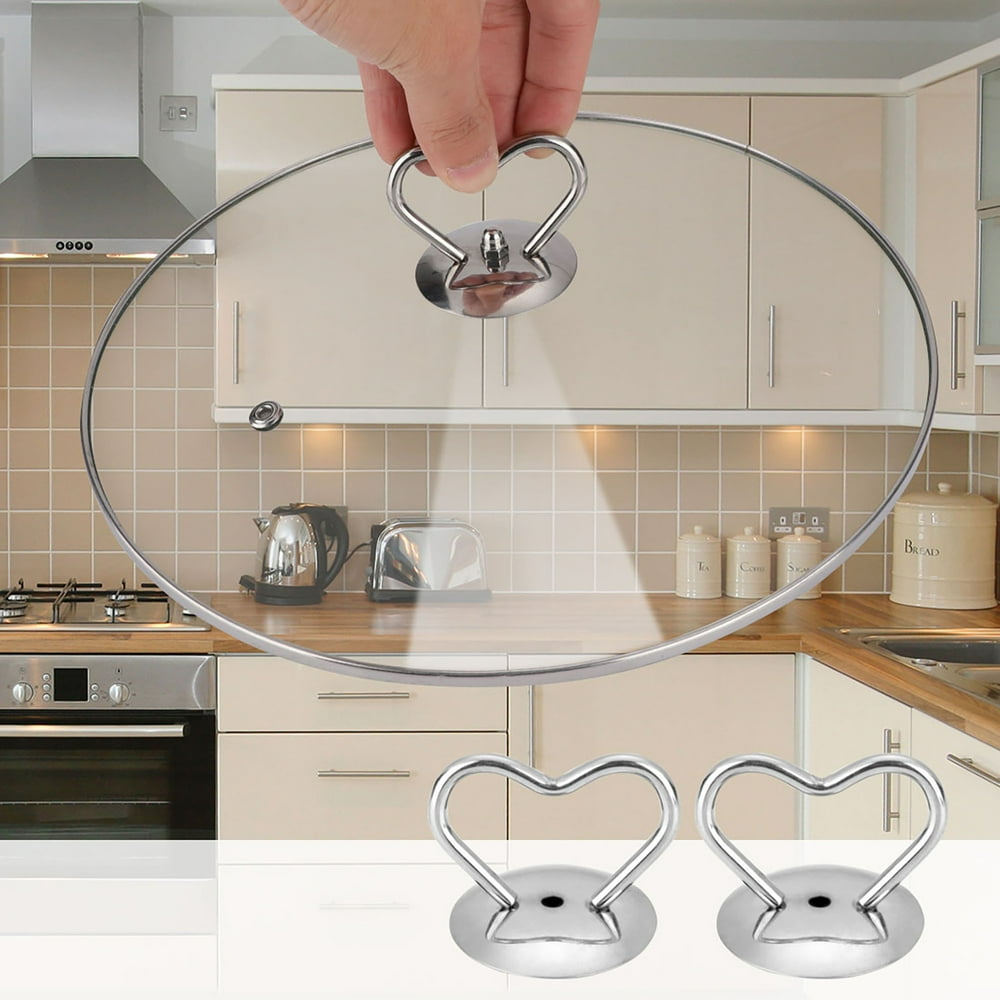 Stainless Steel Easy Lifting Universal Pan Lid Knob Handle Kitchen