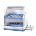 thumbnail image 2 of GUOOL Dish Drying Rack Cutlery Holder with Utensil Holder Dustproof Dish Drainer Flip, 2 of 9