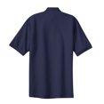 thumbnail image 2 of Oversized Viva Mexico Phrase Heavyweight Cotton Pique Polo Graphic Shirt - Navy XL, 2 of 2