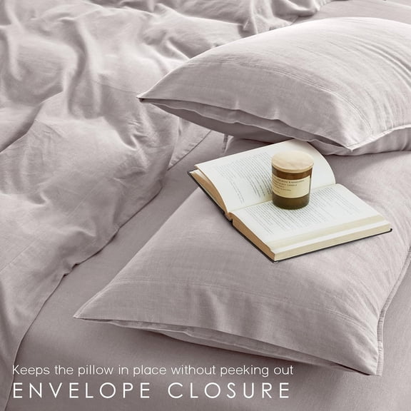 French Linen Sheets Natural Linen King Size Sheets Set, Breathable and  for Hot Sleepers, 4 Pcs Bed Sheets with 16 Inch Deep Pocket - 1 Flat Sheet, 1 Fitted Sheet, 2 Pillowcases