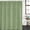 Sage Green, variant on Polyester Fabric Vintage Haze Blue Shower Curtain, Farmhouse Retro Solid Color Linen Texture Waterproof Bathtub Curtain Bathroom Decor Set with Hooks 48 x 72 Inches