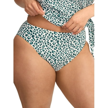 Summer Cheetah High Esteem Hi-Cut Bikini Bottom Swimsuit