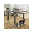 thumbnail image 2 of Safco Scoot Standing Height Desk - Box 1 of 2 Laminated Rectangle, Black Top - 47.25" Table Top Width x 20" Table Top Depth - 43.25" Height - Assembly Required, 2 of 4