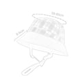 thumbnail image 3 of Sombrero de pescador para ciclismo para mujer, elegante gorra de playa de verano con cuerdas, sombrero de pesca para Café, 3 of 9