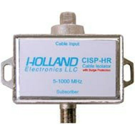 Ground Loop Isolator for Cable TV applications With Surge Protection