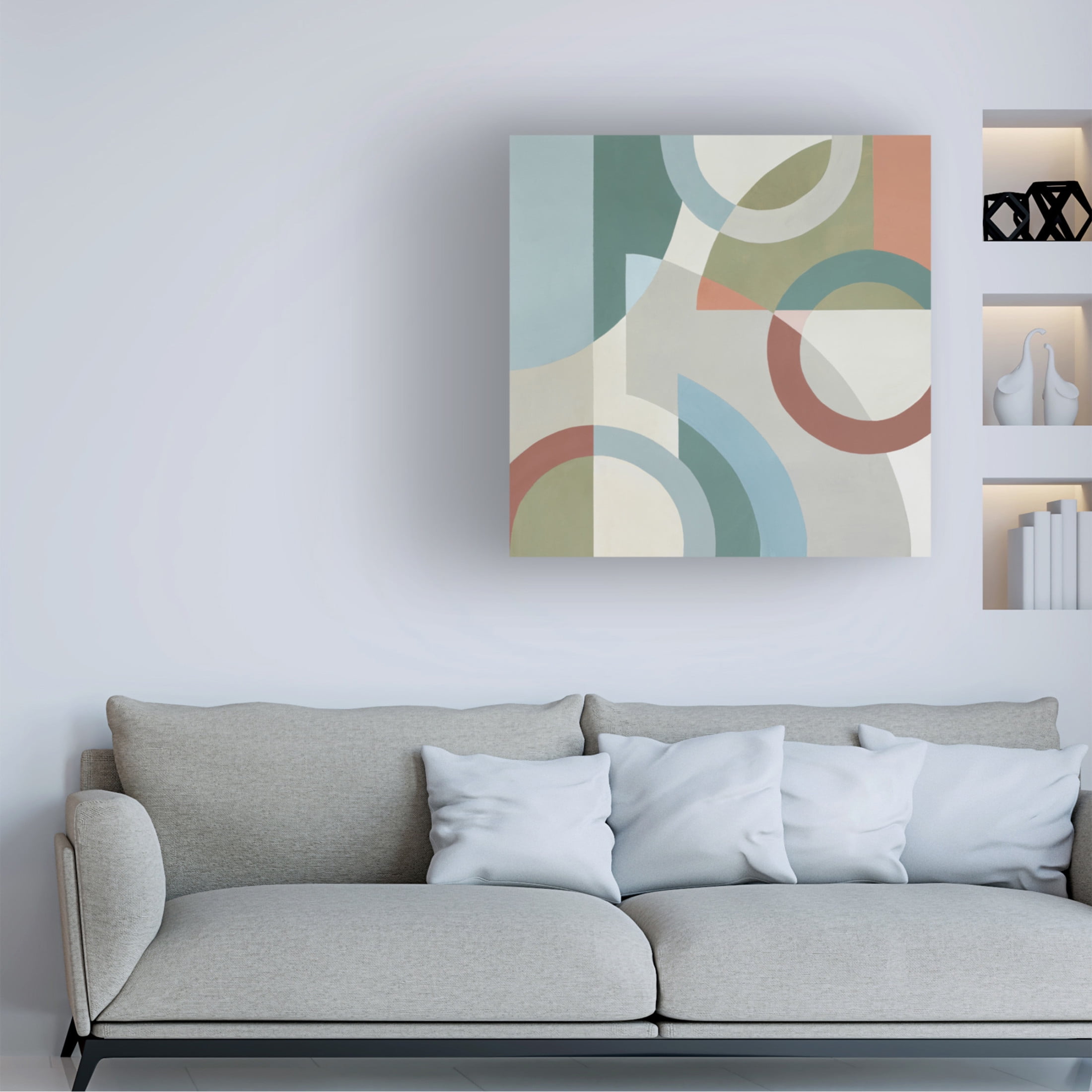 Canvas Wall Art - Max Maxx 'Crescendo No. 1' Wall Art for Living Room, Bedroom, or Office Décor by Trademark Fine Art - 24 x 24 Inches
