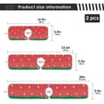 thumbnail image 4 of Coolnut Watermelon Gold 2PCS Faucet Absorbent Mat Kitchen Faucet Sink Splash Guard Microfiber Cloth Faucet Splash Catcher Water Absorbent Mat, Faucet Mat for Kitchen Sink 14x5in, 4 of 7