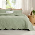 thumbnail image 1 of Juego de edredones Bedsure, tamaño queen, color verde salvia, 1 of 9