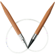 ChiaoGoo Bamboo Circular Knitting Needles: 32 Inch (80 cm) Cable: Size  US-1 (2.25 mm)