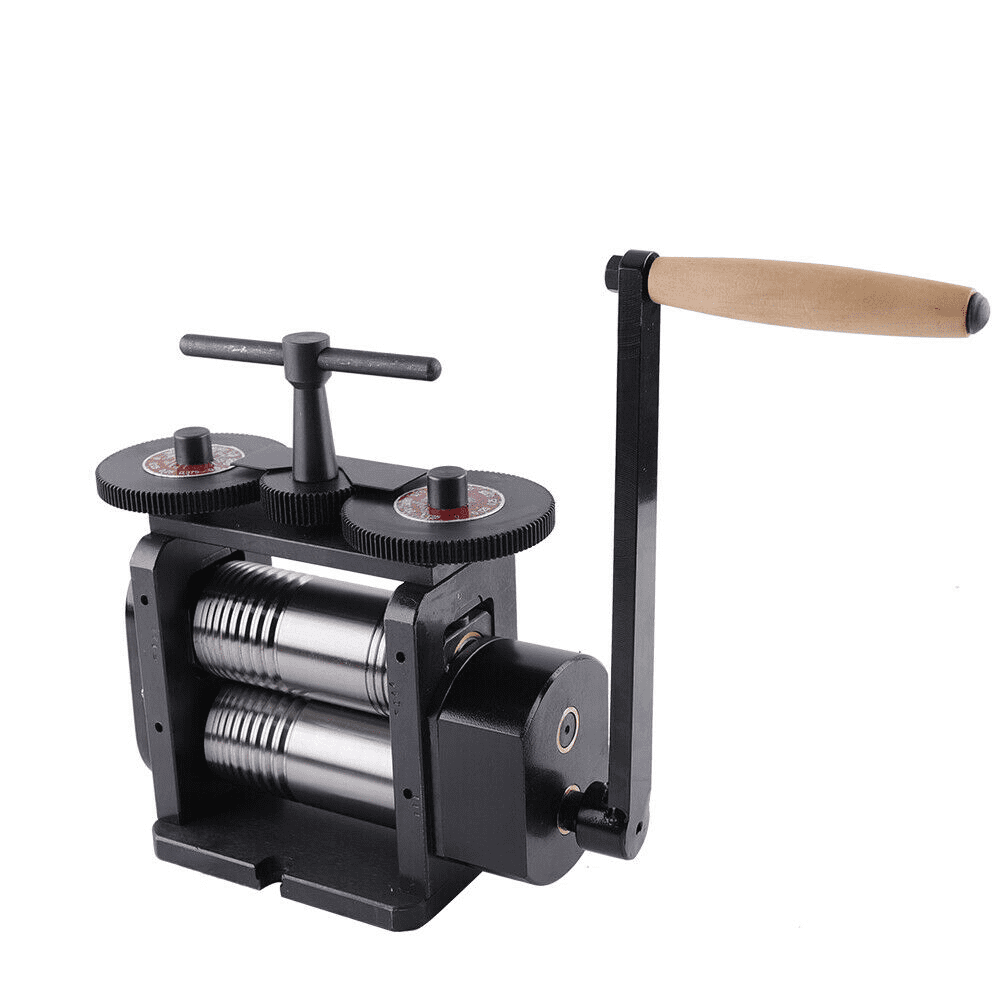 CNCEST 130mm Jewelry Press Tools Manual Jewelry Rolling Mill Machine Flat Roller Nice