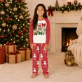 thumbnail image 4 of Lvotionpl Match Family Christmas Pjs, Matching Christmas Pajamas Long Sleeve Top & Pants Set Matching Holiday Family Pajama Xmas Sets, 4 of 5