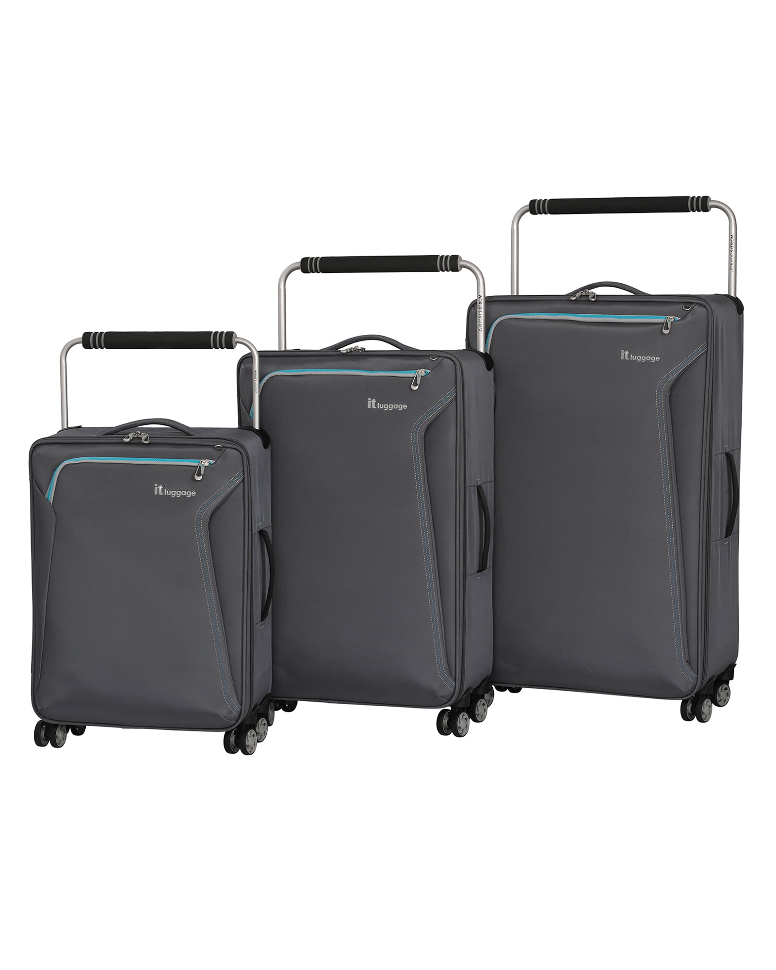 72 cm it luggage World's Lightest Accent 8 Wheel Super Lightweight Suitcase Medium Valise 