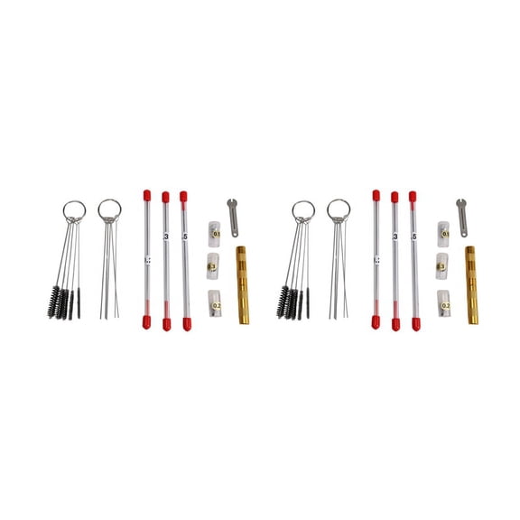 42Pcs Airbrush Nozzle Cap Kit Airbrush Needle Airbrush Needles Airbrush Cleaning Kit Replacement Part