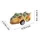 thumbnail image 4 of Dinosaur Car Mini Toy Simulation Horned Stegosaurus Tyrannosaur Model Car, 4 of 4