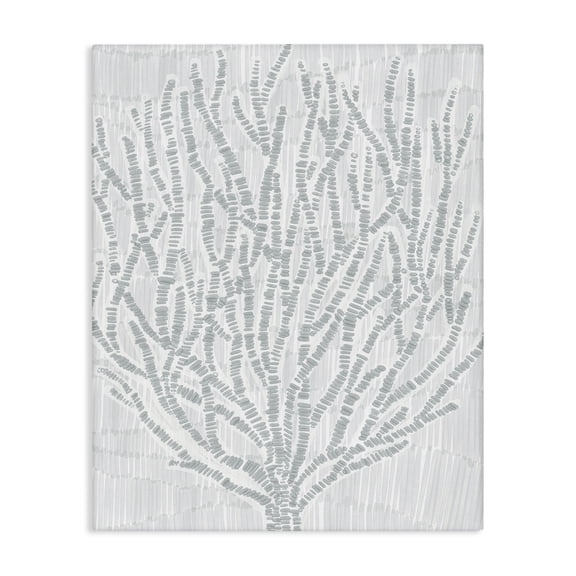 Stupell Industries Sketched Coral Sprigs Nautical & Beach Painting Wrapped Canvas Art Print Wall Art, 36 x 48