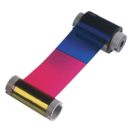 Full Overlay Panels - HID 86201 - HID Fargo DTC550 YMCKO Ribbon - Full-color ribbon with two resin black panels and clear overlay panel ? 400 images