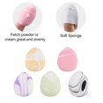 thumbnail image 4 of 5 uds. De esponjas para maquillaje de dedos, para uso en seco y húmedo, Mini esponjas cosméticas de poliuretano hidrofílico Multicolor de 1,54 x 1,22, 4 of 6