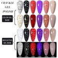 thumbnail image 3 of 7ml Crackle Gel Nail Polish, 3D Crackle Effect Patterned Nails Easy Fast Naturally Occurring Cracked Low odor Long-lasting Nail Polish Soak off UV Home Salon DIY Nail Art, 3 of 7