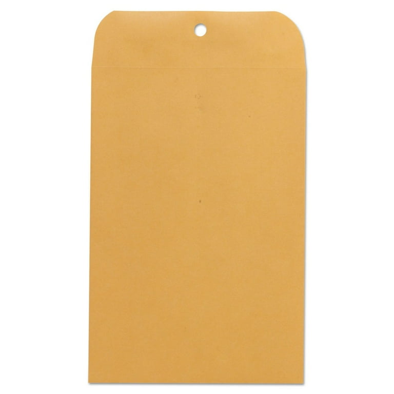 Kraft Clasp Envelope, #63, Square Flap, Clasp/Gummed Closure, 6.5 x 9.5, Brown Kraft, 100/Box Kraft Clasp Envelope, #63, Square Flap, Clasp/Gummed Closure, 6.5 x 9.5, Brown Kraft, 100/Box