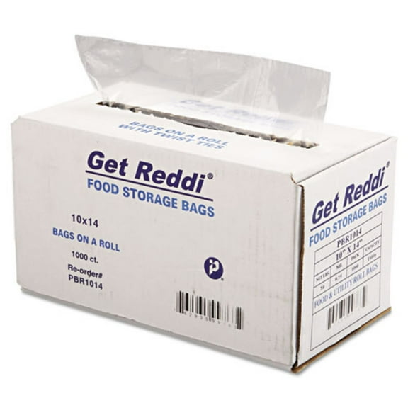 Inteplast Group Get Reddi Clear Utility Bags, 1000 count
