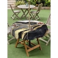 thumbnail image 5 of Outdoor Tablecloth with Umbrella Hole Zipper Marble Black Round Tablecloth 60" Waterproof Outside Table Cloth Modern Luxury Gold Nature Texture Patio Table Cover Tablecloths for Picnic Party, 5 of 8