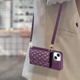 thumbnail image 6 of ELEHOLD for iPhone 11 Case Wallet with Credit Card Holder Crossbody Lanyard, Soft PU Leather Magnetic Flip Folio Purse Case for iPhone 11,Purple, 6 of 6
