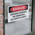 thumbnail image 4 of (2 Pack) Oxygen Storage No Smoking No Open Flames OSHA Danger Sign, 4 of 7