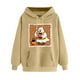 thumbnail image 4 of Sudadera con capucha de manga larga para mujer, informal, con capucha, para exteriores y chaquetas, ropa deportiva de moda para mujer, con capucha y ropa de invierno, sudadera con capucha de manga lar, 4 of 6