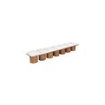 thumbnail image 5 of Meridian Furniture Pavilion Cream Boucle Fabric Bench, 5 of 7