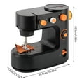 thumbnail image 4 of Mini Electric Sewing Stitch Machine - Household Portable Desktop Sewing Machine Black, 4 of 15