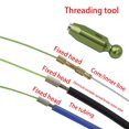 thumbnail image 4 of Toystoory Enrutamiento de cable interno de bicicleta de 2M/48,6 pulgadas, enrutamiento de bicicleta verde para herramienta de enhebrado de Ciclismo Toystoory OD005424-00, 4 of 6