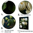 thumbnail image 3 of Designart "Artistic Beige Magnolia Beauty" Magnolias Wall Art Living Room, 3 of 7