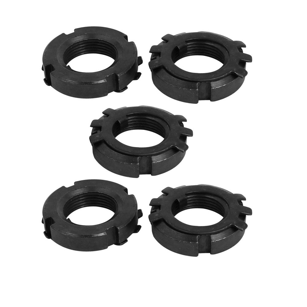 Unique Bargains 5 Set M24x1.5mm Thread Carbon Steel Left Hand Bearing