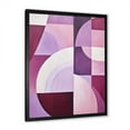 thumbnail image 3 of Designart "Abstract Shapes With Mauve Motion" Abstract Shapes Picture Framed Canvas Wall Art, 3 of 5