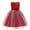 Red, variant on KYAIGUO Toddler Kids Sleeveless Mesh Sequin Dress 3-10Y Rainbow Wedding Party Dress Flower Girl Ball Gown Tulle Prom Party Dress
