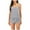 A-Grey1, variant on XIAONU Women's Camisole Shorts Pajama Set Satin V-Neck Spaghetti Straps Top Sexy Silky Soft Sleepwear Set